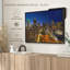 «Charlotte Night Skyline Wall Art»-366021375