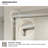 Linear 60 In. W X 56 In. H Sliding Framed Bath Tub Door And Transparent Glass in Brushedn Nickel-1522467677