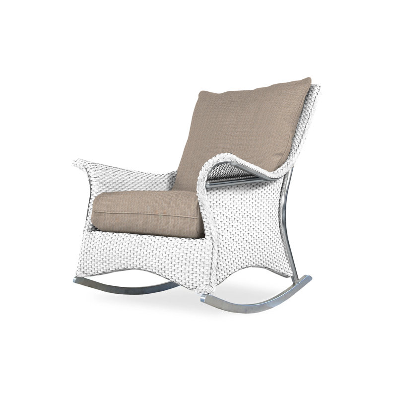 Mandalay Outdoor Chair, White, Demo Oatmeal