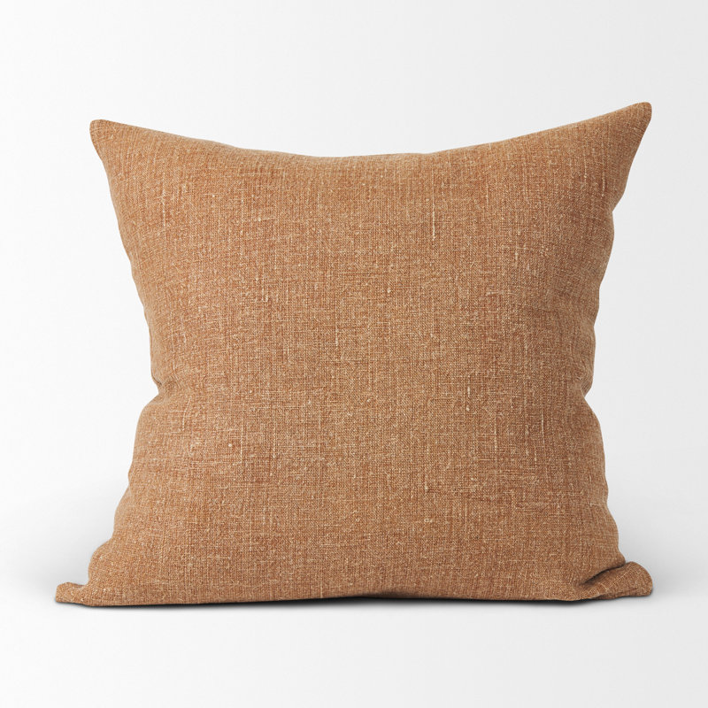 Jack No Decorative Addition Reversible Pillow Cover, Rust