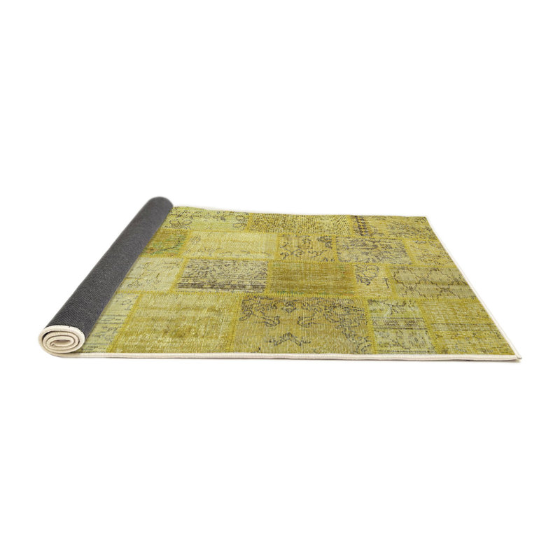 Tapis vert contemporain Karling, Rond 4 pi