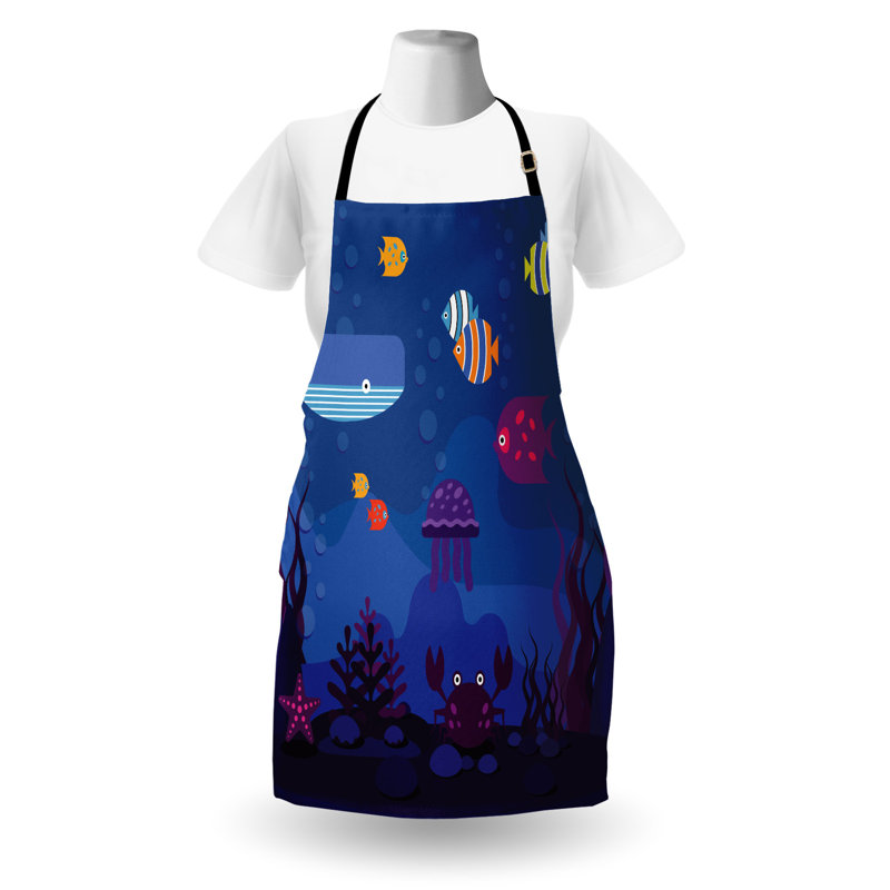 No Pattern Bib Apron