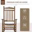Chaise berçante à haut dossier Traditional-1837795211
