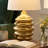 24.5" Resin Honeycomb Table Lamp With Shade-69493745
