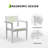 Modern Outdoor Dining Set With Comfortable Chairs And Versatile Table For Relaxing Gatherings
