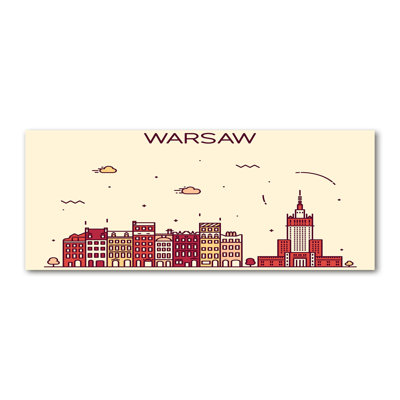 Warsaw Poland - Wrapped Canvas Print
