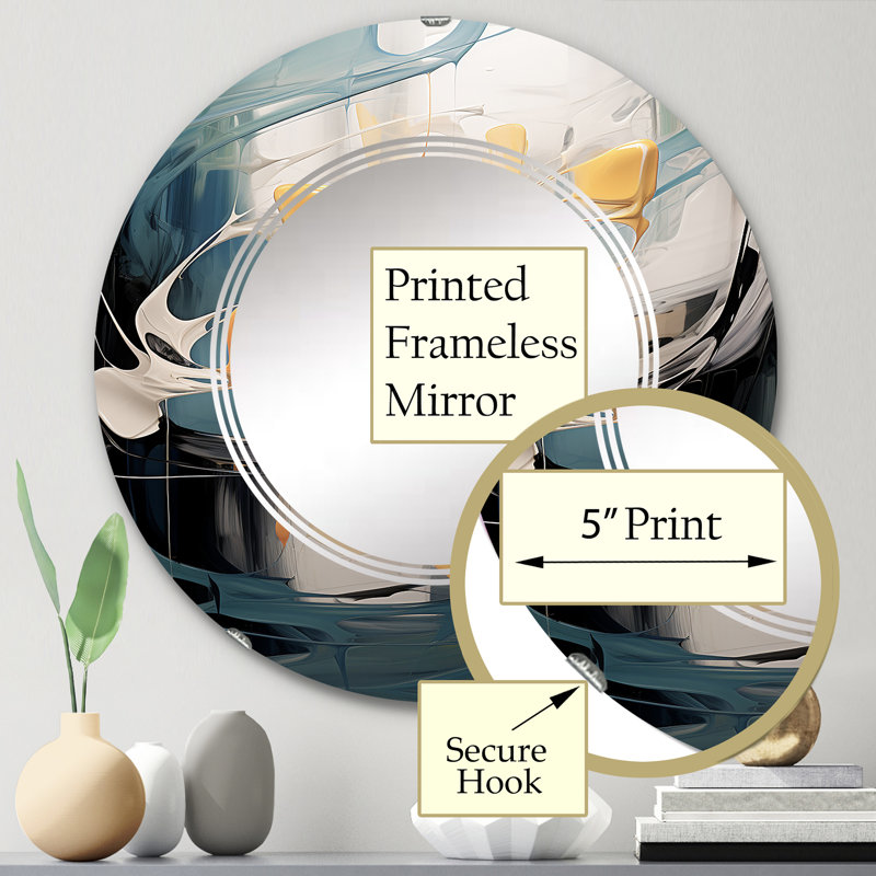 Miroir mural Chantyl, 24 po x 24 po
