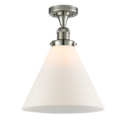 Plafonnier semi-encastré 1 lumière 12 po Chris