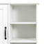 Armoire à linge autoportante polyvalente avec plusieurs options de rangement