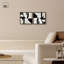Ensemble de cubisme monochrome sur toile, élégant art bohème par Art Remedy-111801928-111801930