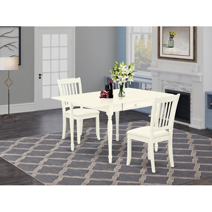 Ophelia & Co. Athol Extendable Solid Wood Dining Set | Wayfair