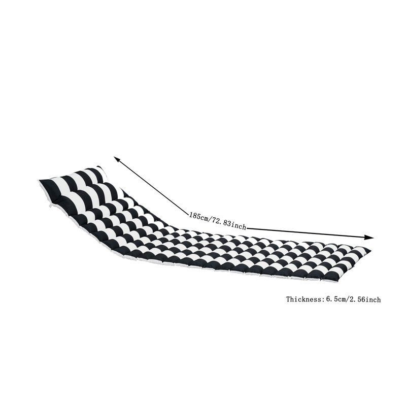 Ensemble de coussins de chaise longue pour l'extérieur
