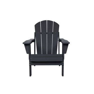 Chaise d'extérieur noire avec porte-gobelet double - Beauté classique pliante en double loisir