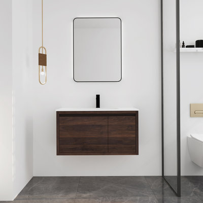 Meuble-lavabo 36 po avec lavabo en gel