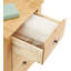 Ahriah 47cm W Solid Wood Bedside Table