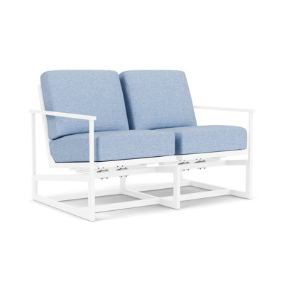Outdoor Summit Rocker Bench with Cushions