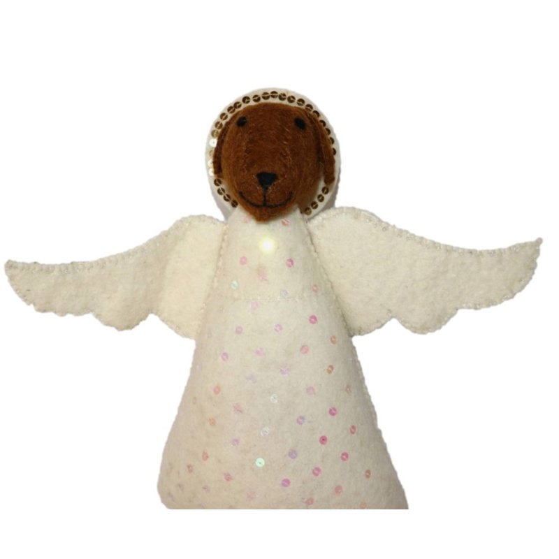 Brown Angel Tree Topper