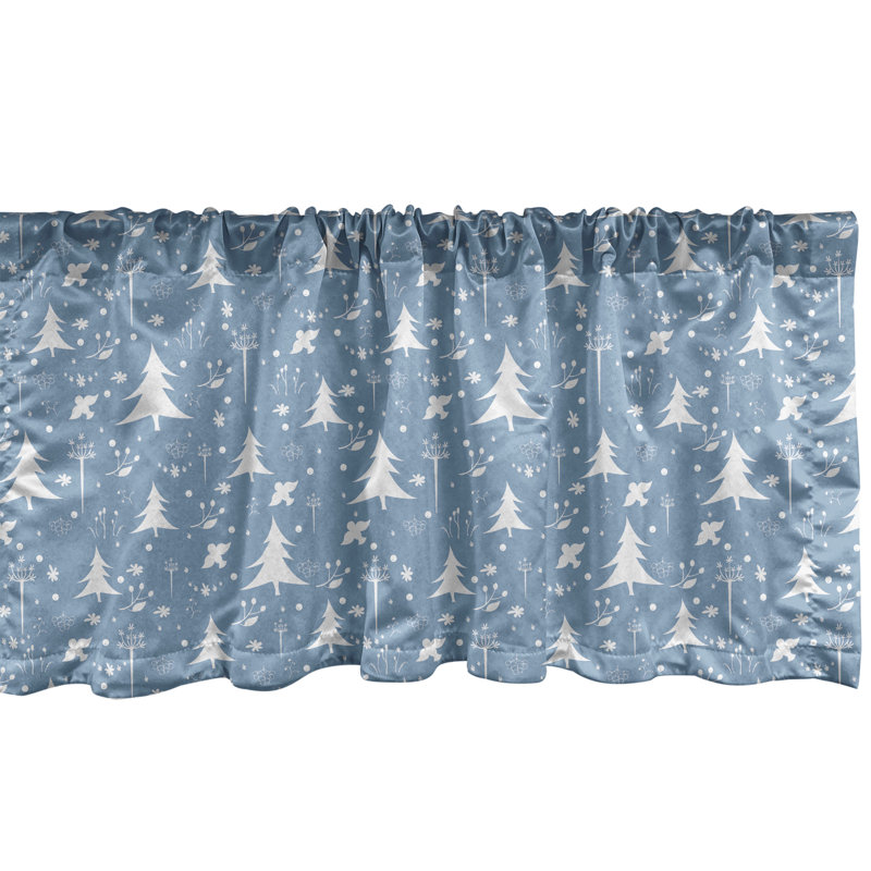 Ensemble de 2 cantonnières Ambesonne Winter, L 54 po x L 12 po