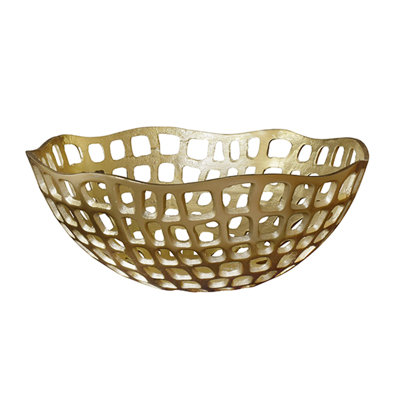 Sierra Brass Decorative Bowl