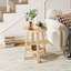 Tray Top Cross Legs End Table