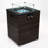 28.7" H Black Outdoor Fire Pit Table 50000 BTU Propane Fire Pit for Patio Garden Backyard-119893534
