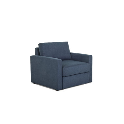 Flex 49" Polyester Modular Wide Arm Armchair