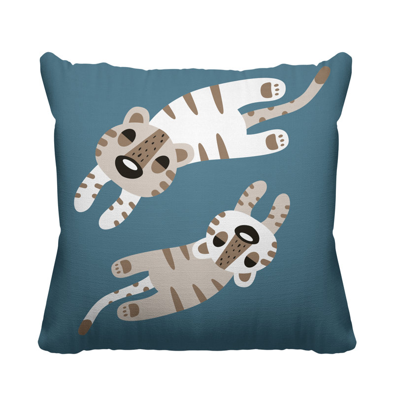 Coussin Jiba, L 15 po x H 15 po, Ardoise