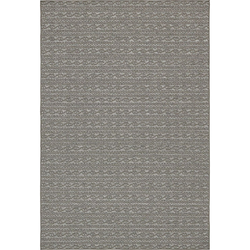 Tapis de véranda d'extérieur couleur éléphant, Rectangle 6 pi x 9 pi