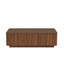 Table basse rectangulaire de 47,2 × 23,6 × 14,2 cm avec 2 tiroirs de rangement, texture ondulée, pour salon