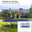 Sapphome Round Backyard Trampoline with Safety Enclosure