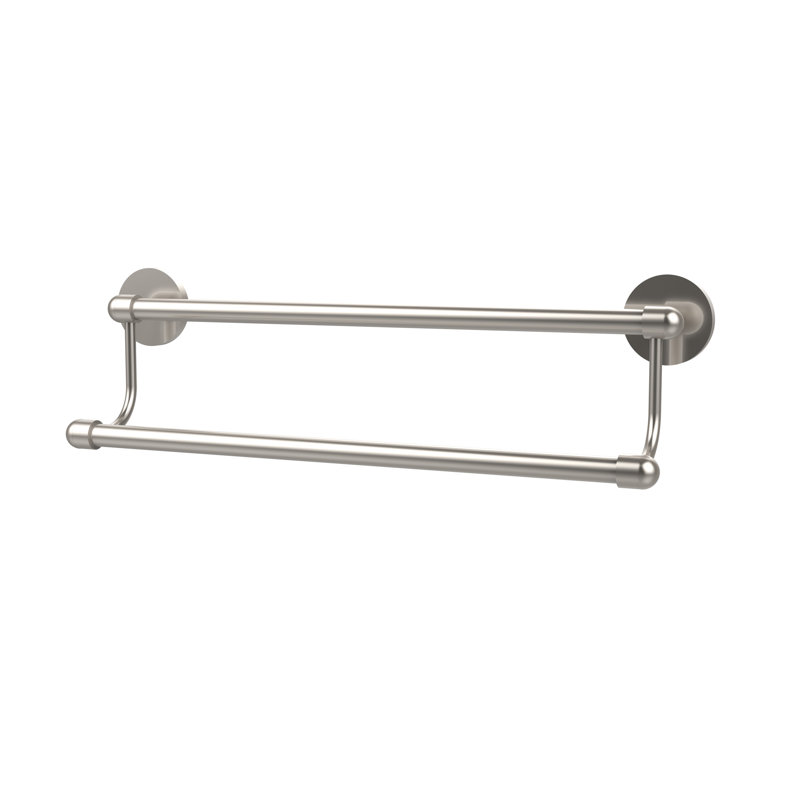 Porte-serviettes mural double Itzhak, Gris mat