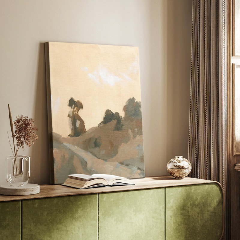 Hillside Walking Path VI - Galerie Cavas sur mesure, H 12 po x l 8 po