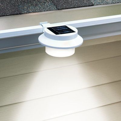 Keshira Clip-on Gutter LED Solar Power Outdoor Security Area Light