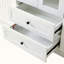 Grand garde-manger de style campagnard moderne de 53,2 po avec portes en acrylique et tablettes réglables-124512703
