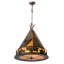 Luminaire suspendu conique unique à 4 lumières Teepee WBuffalo-16183394-66215429