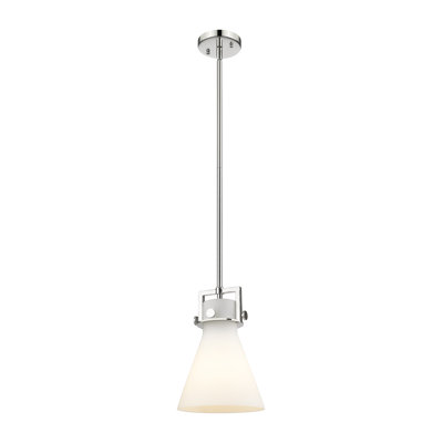 Coterie Single Light Glass Dimmable Pendant