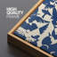 "Blue and White Flying Bird", art mural encadré sur toile, 2 pièces-129189675-129189676