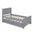 Herline Twin Size Platform Bed with Trundle and Drawers-1518393392