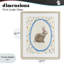 «Delicate Spring Bunny Florals», reproduction encadrée sous verre, conception de Nina Jacobs-917466565-917466571