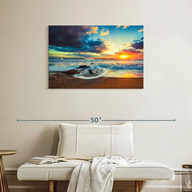 Gillard Beach Sunset Cloudscape, 24" H x 36" W