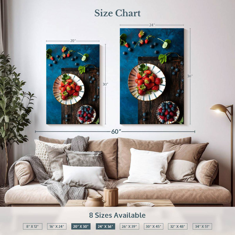 Yarlin Mixed Berries, 36" H x 24" W