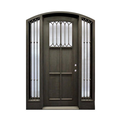 Linear Luxe Single Iron Door