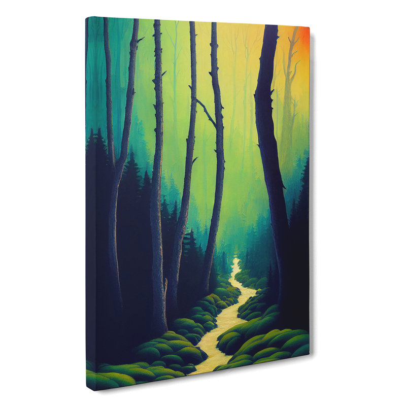 Way Through The Forest - Wrapped Canvas, 50cm H x 35cm W x 3cm D