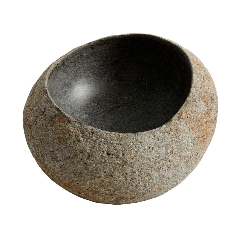 Bol décoratif gris Virginia Riverstone