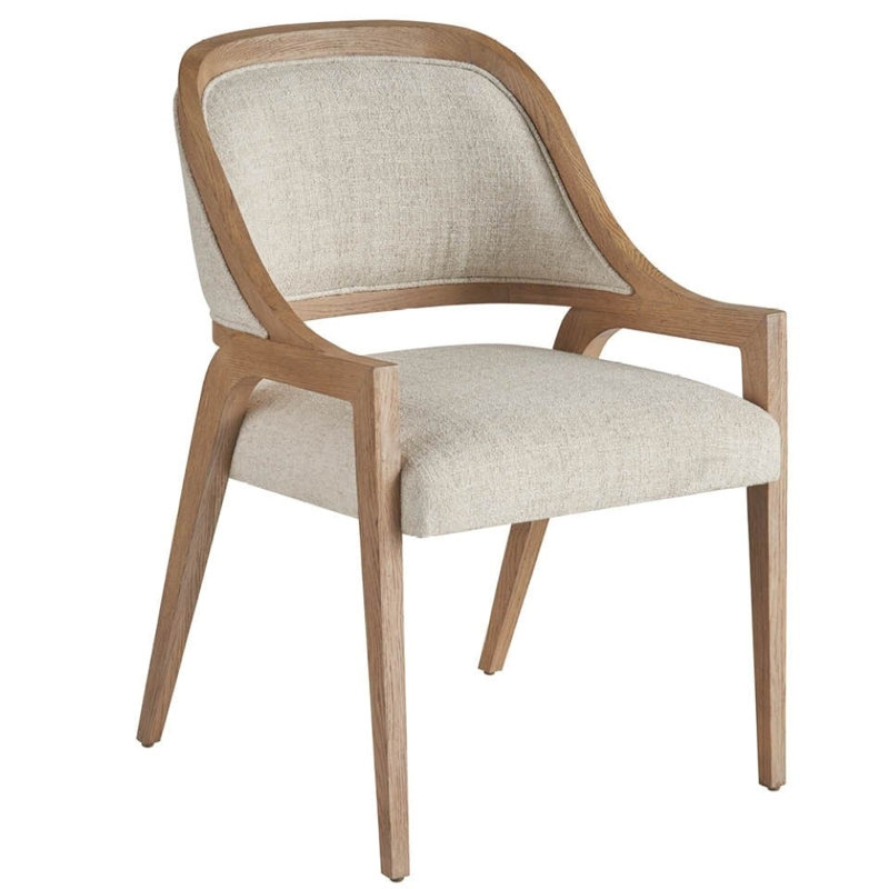 Avaline Upholstered Arm Chair, Skylark