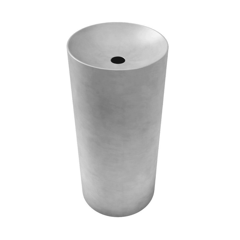 Rise 16'' L Bathroom Sink, Pewter, Brushed Nickel