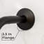 Bras de douche mural 8 "avec bride-63383085