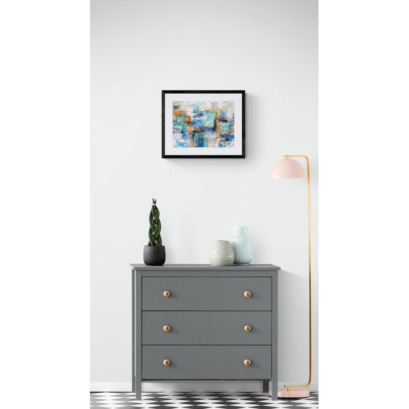 Moxie Print by Lisa Daniels, Black Framed Paper, 17.25" H x 21.25" W