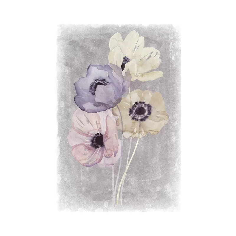 Floral Waltz I 1 Piece Wrapped Canvas Wall Art, 101.6cm H x 66.04cm W