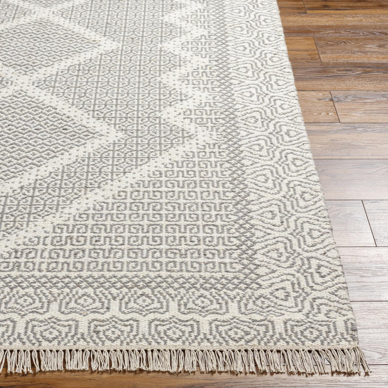 Tapis en laine Kenyatta, Rectangle 8 pi 10 po x 12 pi
